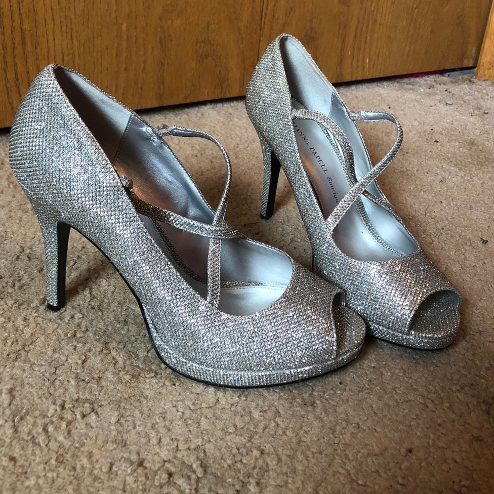 Silver heels